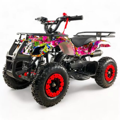 ATV Copii 49cc, Pornire Demaror, Roți 6 Inch, Portbagaj