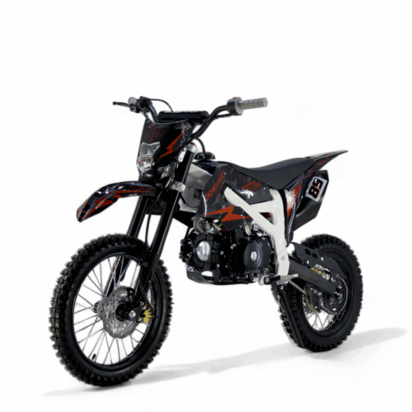 Moto Cross Dirt Bike 125cc pentru Adulti Roti 17 cu 14 Pornire Buton 5