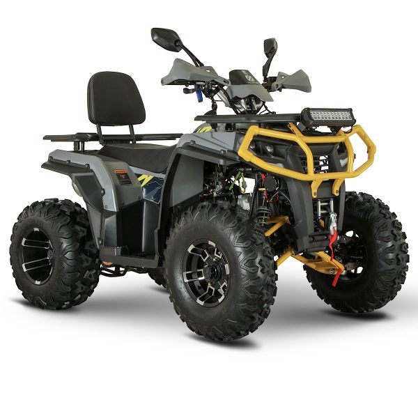 ATV 250cc cu troliu, răcire cu lichid, cadru ranforsat și sistem audio – model 2025, complet echipat5