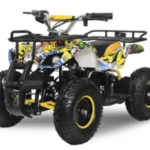 ATV Estart Copii Graffiti pe Benzina 49cc