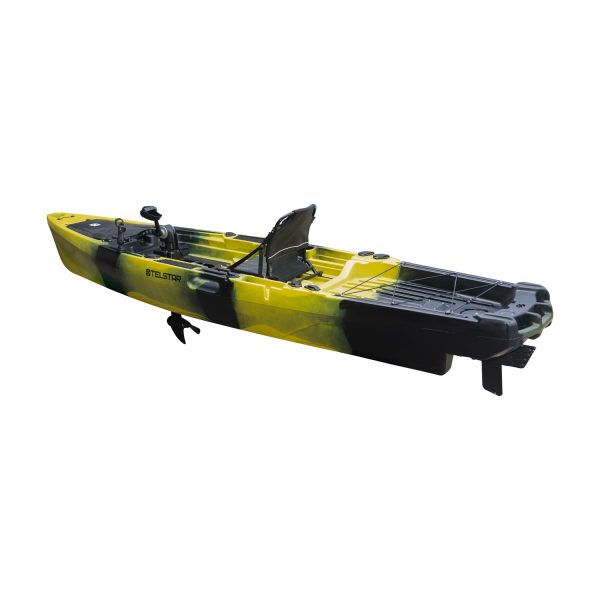 Caiac 2024, pescuit și turism cu pedale tip aripioară – 392 cm, capacitate 380 kg3