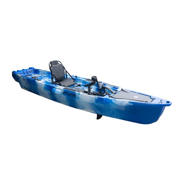 Caiac 2024, pescuit și turism cu pedale tip aripioară – 392 cm, capacitate 380 kg8