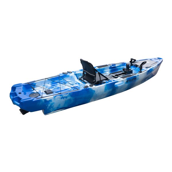 Caiac 2024, pescuit și turism cu pedale tip aripioară – 392 cm, capacitate 380 kg9