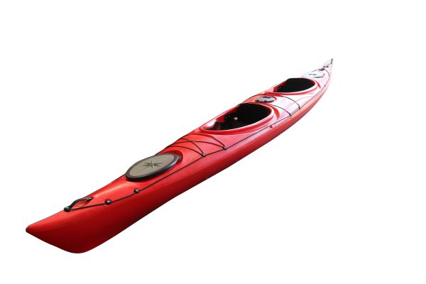 Caiac canoe dublu cu volan – 2 locuri, 525 cm, model stabil pentru drumeții și pescuit