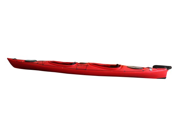 Caiac canoe dublu cu volan – 2 locuri, 525 cm, model stabil pentru drumeții și pescuit2