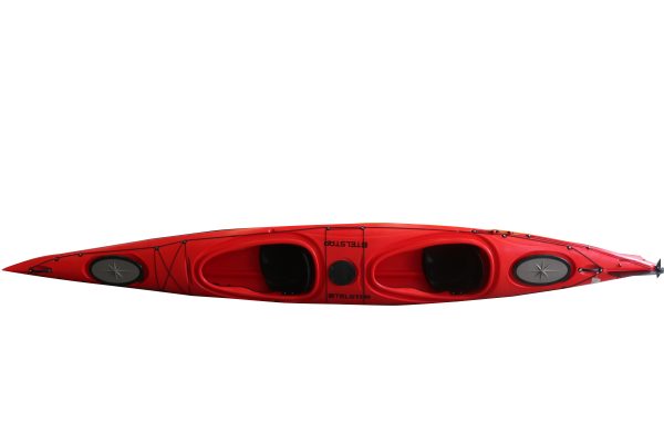 Caiac canoe dublu cu volan – 2 locuri, 525 cm, model stabil pentru drumeții și pescuit4