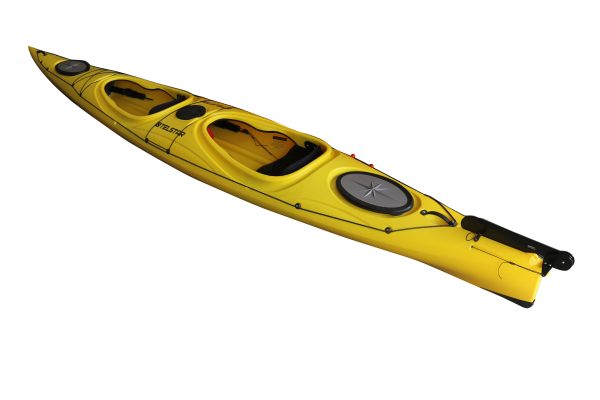 Caiac canoe dublu cu volan – 2 locuri, 525 cm, model stabil pentru drumeții și pescuit6
