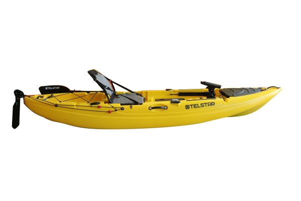 Caiac pescuit SIT ON TOP, 305 cm, cu scaun de lux, vâslă și suporturi pentru undițe – model nou7