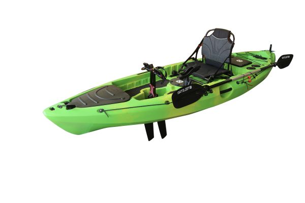 Caiac polivalent cu pedale și direcție – model universal cu scaun confortabil, 318 cm