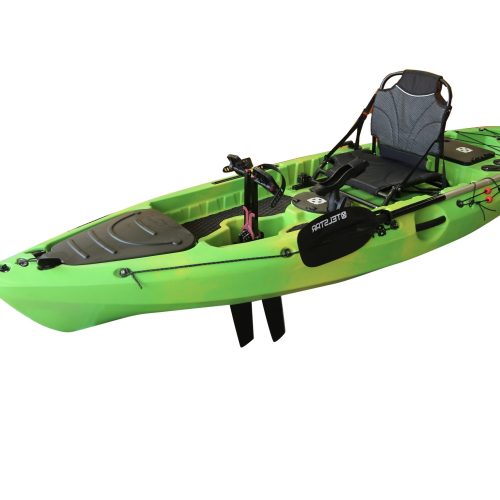 Caiac polivalent cu pedale și direcție – model universal cu scaun confortabil, 318 cm