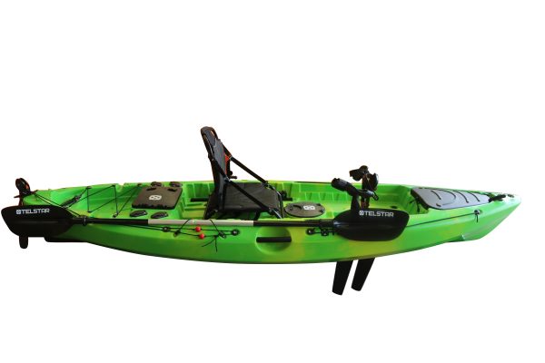 Caiac polivalent cu pedale și direcție – model universal cu scaun confortabil, 318 cm3