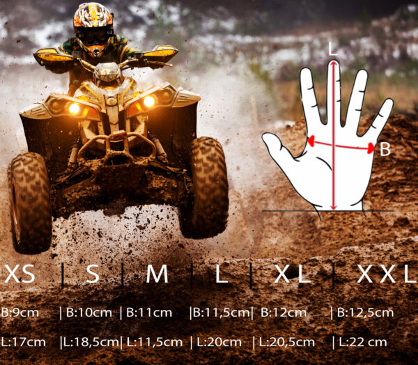 Mănuși de protectie Moto ATV 3