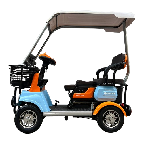 Mașină de Golf Electrică 1500W 3 Locuri Acoperiș Inclus Baterie 23Ah Model 20254