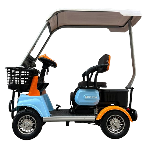 Mașină de Golf Electrică 1500W 3 Locuri Acoperiș Inclus Baterie 23Ah Model 20255