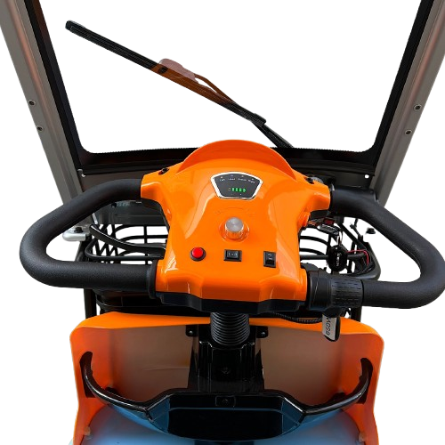 Mașină de Golf Electrică 1500W 3 Locuri Acoperiș Inclus Baterie 23Ah Model 20257