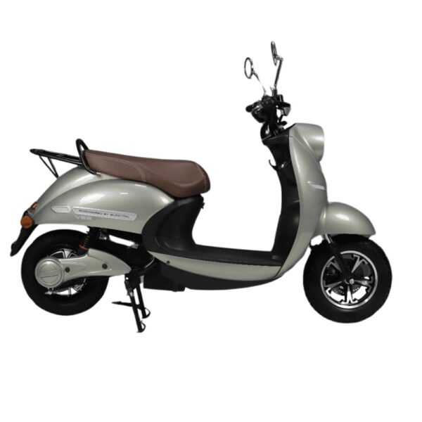 Scuter electric Premium, 2000W (Limitat la 25kmh), Fără Permis, Autonomie 60 km, 2 Locuri