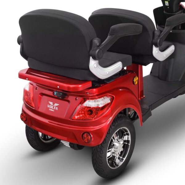 Tricicletă Electrică rosie, Fără Permis, Motor 1000W (max. 2500W)8