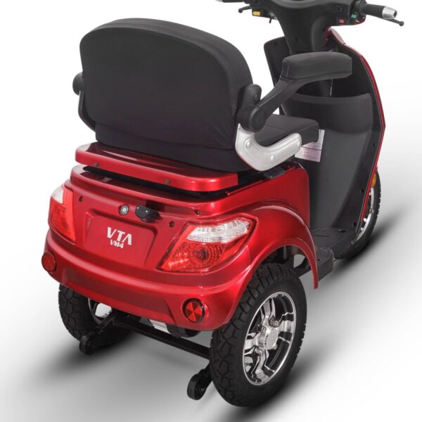 Tricicletă Electrică rosie, Fără Permis, Motor 1000W9
