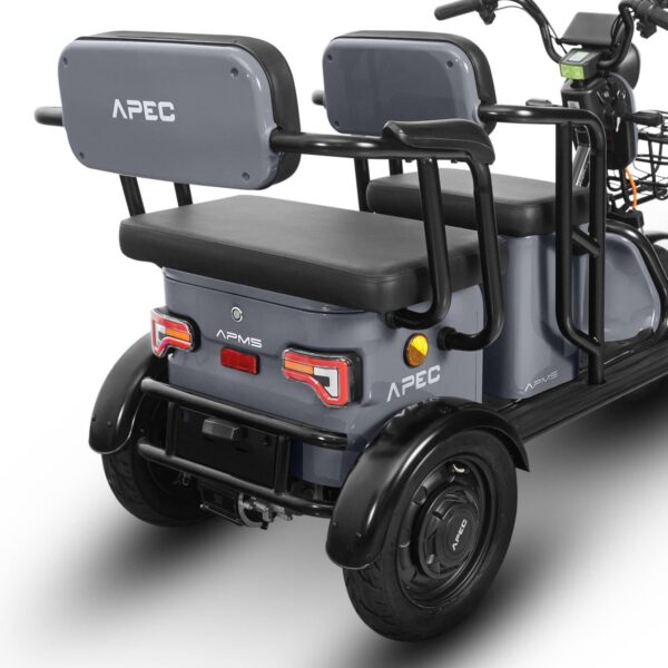 Triciclu Electric 1000W, Fără Permis, 60V20Ah, Gri11
