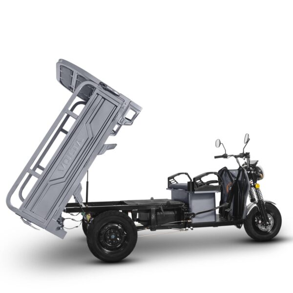 Triciclu Electric 3900W, Hercules, 72V, 120Ah, Fără Permis, Cu Cabină, Gri10