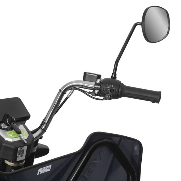 Triciclu Electric 3900W, Hercules, 72V, 120Ah, Fără Permis, Cu Cabină, Gri3