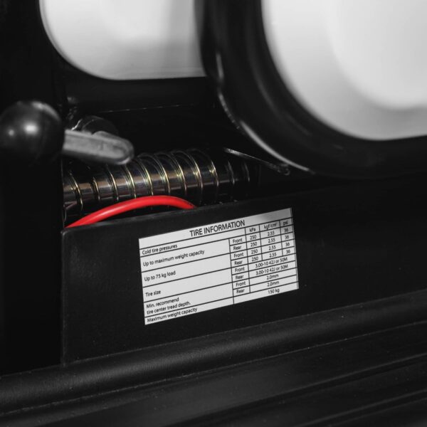 Triciclu Electric Fără Permis, Motor 1000W, Alb, Omologat RAR6