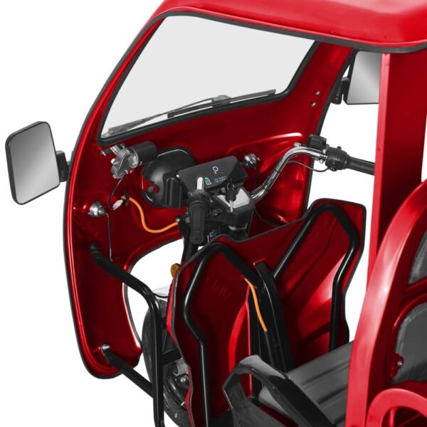 Triciclu Electric cu Cabină, Fără Permis – 3900W, 72V, 45Ah, Autonomie 50 km5