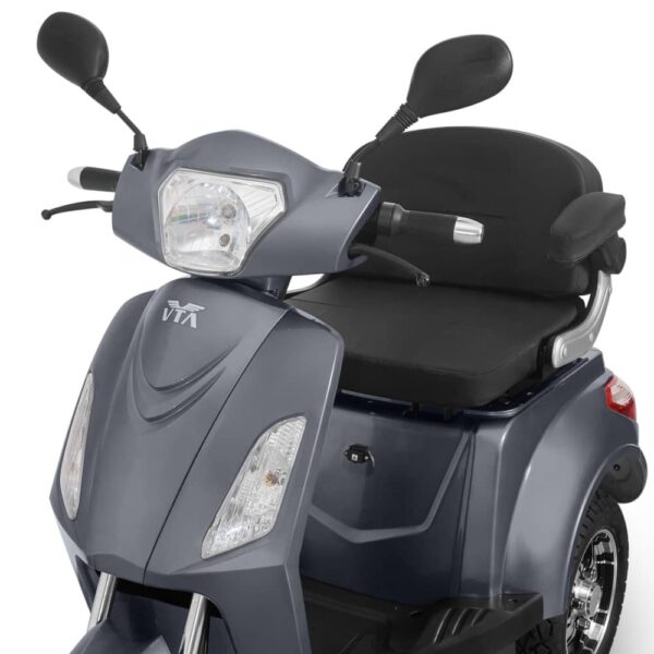 Triciclu Electric gri, 1000W, Fără Permis10