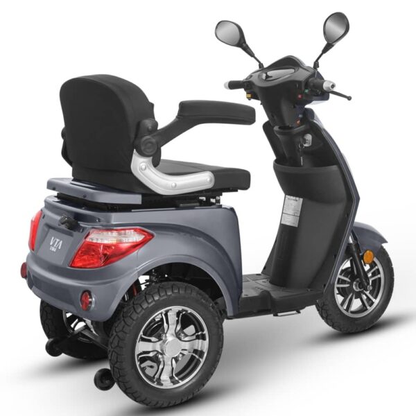 Triciclu Electric gri, 1000W, Fără Permis3
