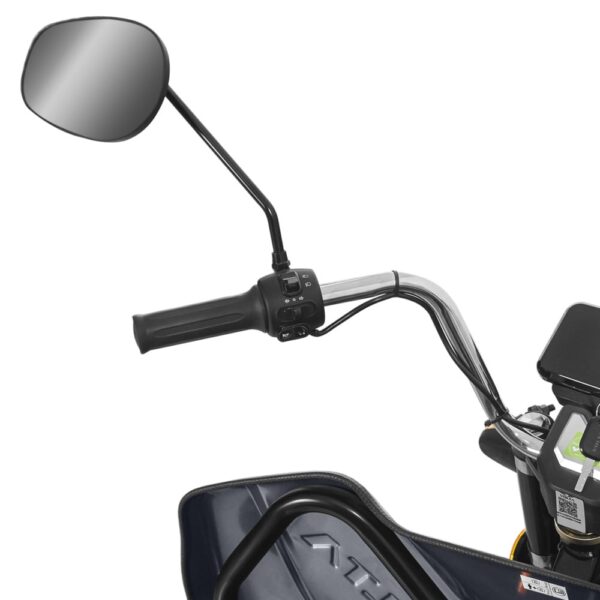 Tuk Tuk Cu Cabină, Electric, Hercules, 3900W, 72V 45Ah, Cu Cabină, Cu Permis, Gri11