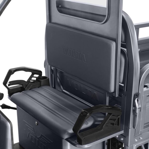 Tuk Tuk Electric Hercules, Motor 3900W, 72V, 120Ah, Fără Permis, Cu Cabină, Gri3