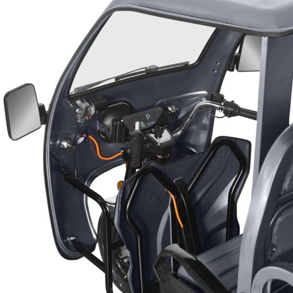 Tuk Tuk Electric Hercules, Motor 3900W, 72V, 45Ah, Cu Permis, Cu Cabină7