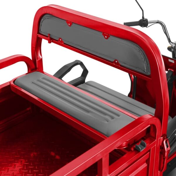 Tuk Tuk Fără Permis, Electric, Hercules, Motor 3900W, 72V, 45Ah, Fără Permis, Cu Cabină, Roșu9