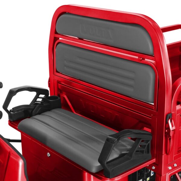 Tuk Tuk Hercules 3900W, Electric, 72V 120Ah, Fără Permis, Cu Benă Basculabilă, Roșu2