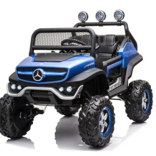 Mașinuță Mercedes Unimog –  electrică copii, 2 locuri, 4×4 cu telecomandă