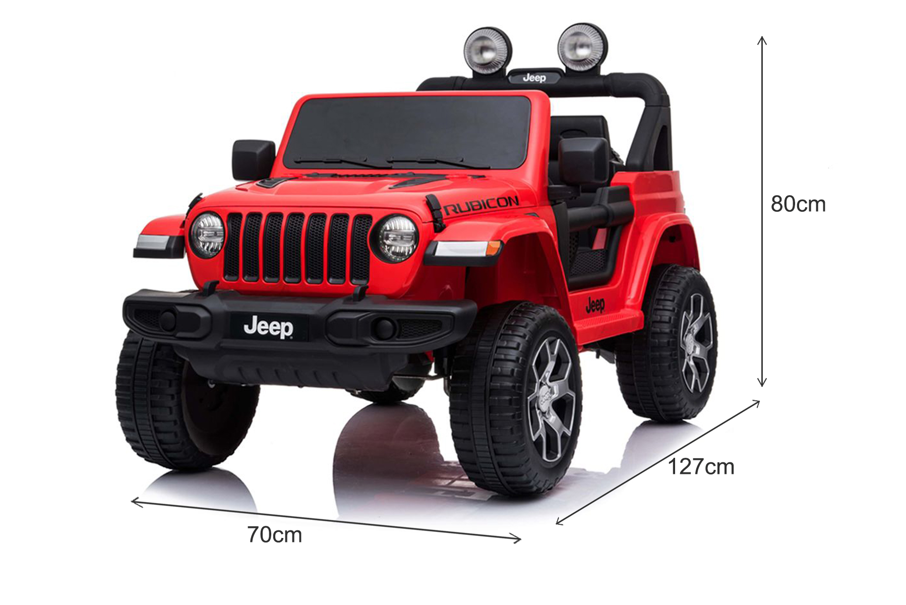 Mașinuță electrică pentru copii JEEP Wrangler, Alb, scaun din piele, Radio cu intrare Bluetooth și USB, unitate 4x4, baterie cu litiu, roți EVA, suspensii spate, telecomandă de 2,4 GHz, comutator funcție telecomandă/ pedală, licențiat - imagine 11