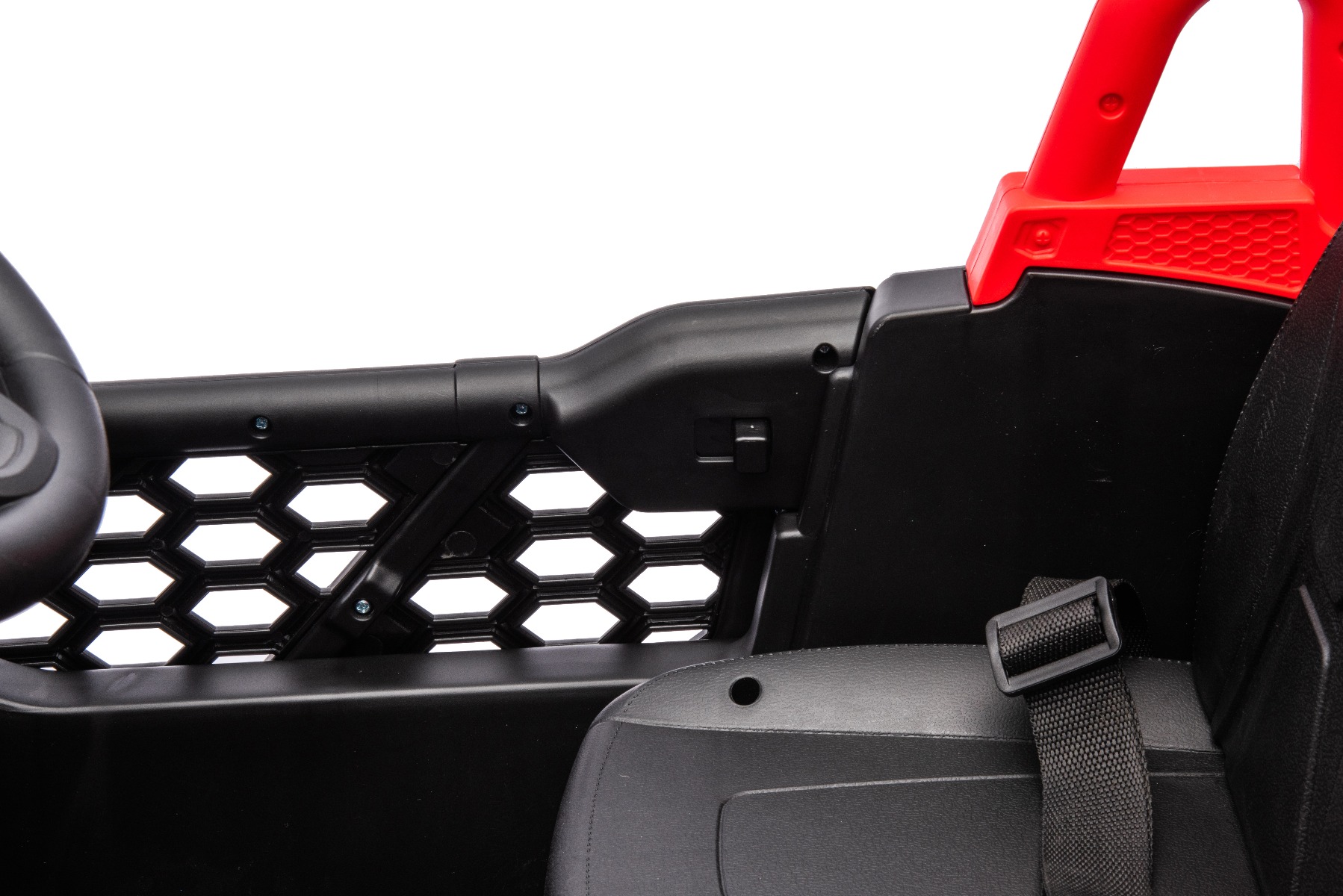 Mașină electrică copii UTV Small 12V, negru, Tracțiune spate, baterie 12V, Roți din plastic, banchetă dublă, Telecomandă 2,4 GHz, Un singur loc, MP3 player cu intrare USB/SD, Lumini LED - imagine 13