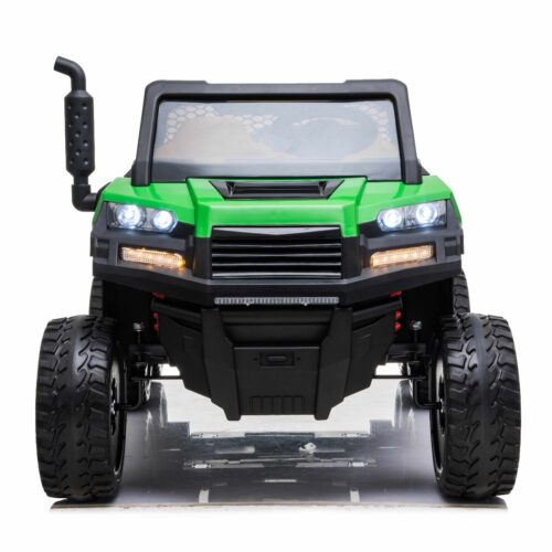 Mașină electrică copii FARM RIDER 6X6 cu tracțiune pe 4 roți, baterie 2x12V, roți EVA, suspensii, telecomandă 2,4 GHz, 2 locuri, MP3 player cu intrare USB / SD, Bluetooth