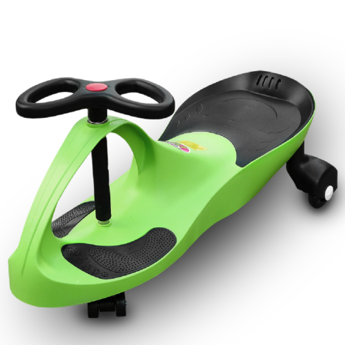 RIRICAR de culoare lime- mașinuță tip balansoar pentru copii cu roți silențioase din poliuretan