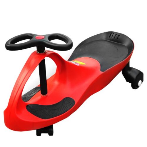 RIRICAR de culoare roșie- mașinuță tip balansoar pentru copii cu roți silențioase din poliuretan