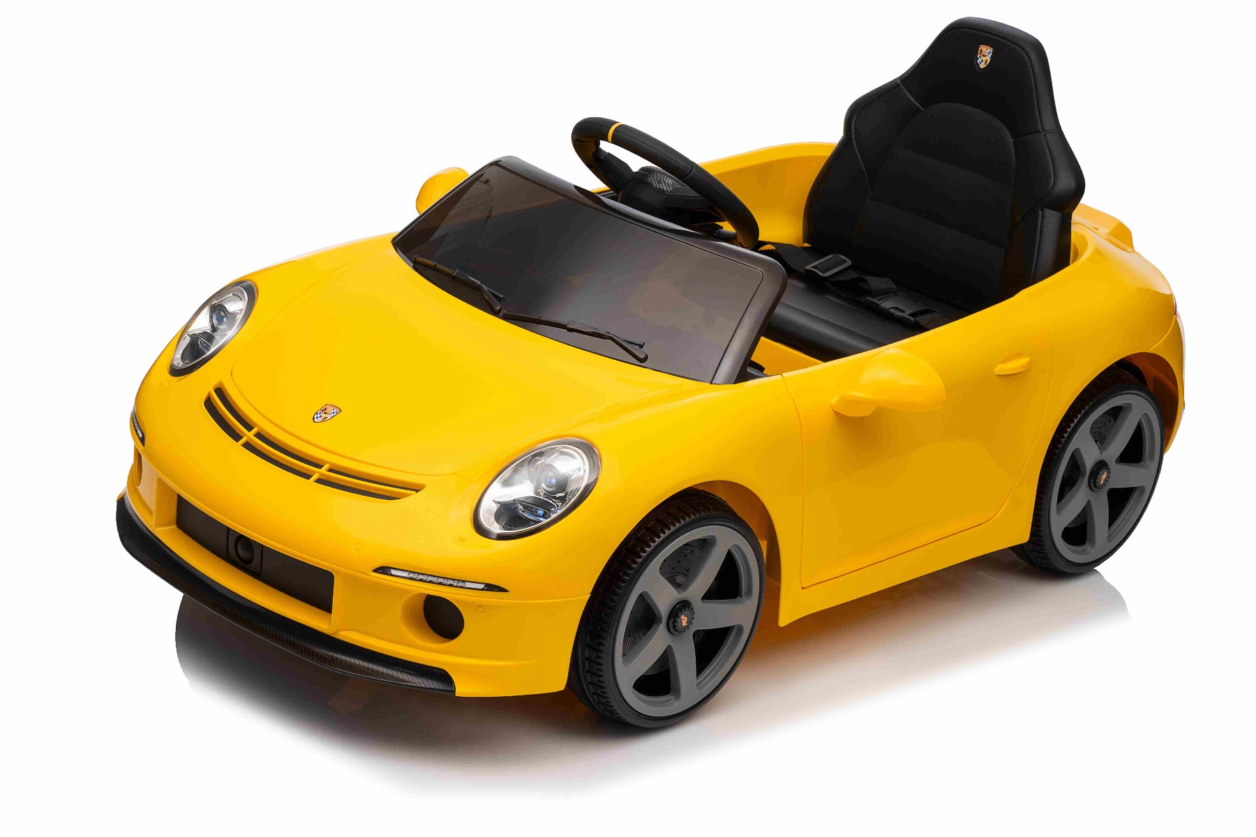 Mașină electrică copii RUF GT 12V, galben, Uși care se deschid, Telecomandă 2.4 GHz, Lumini LED față și spate, Intrare USB/Aux, Baterie litiu, Motor 2 X 35W, Licență ORIGINALĂ - imagine 28