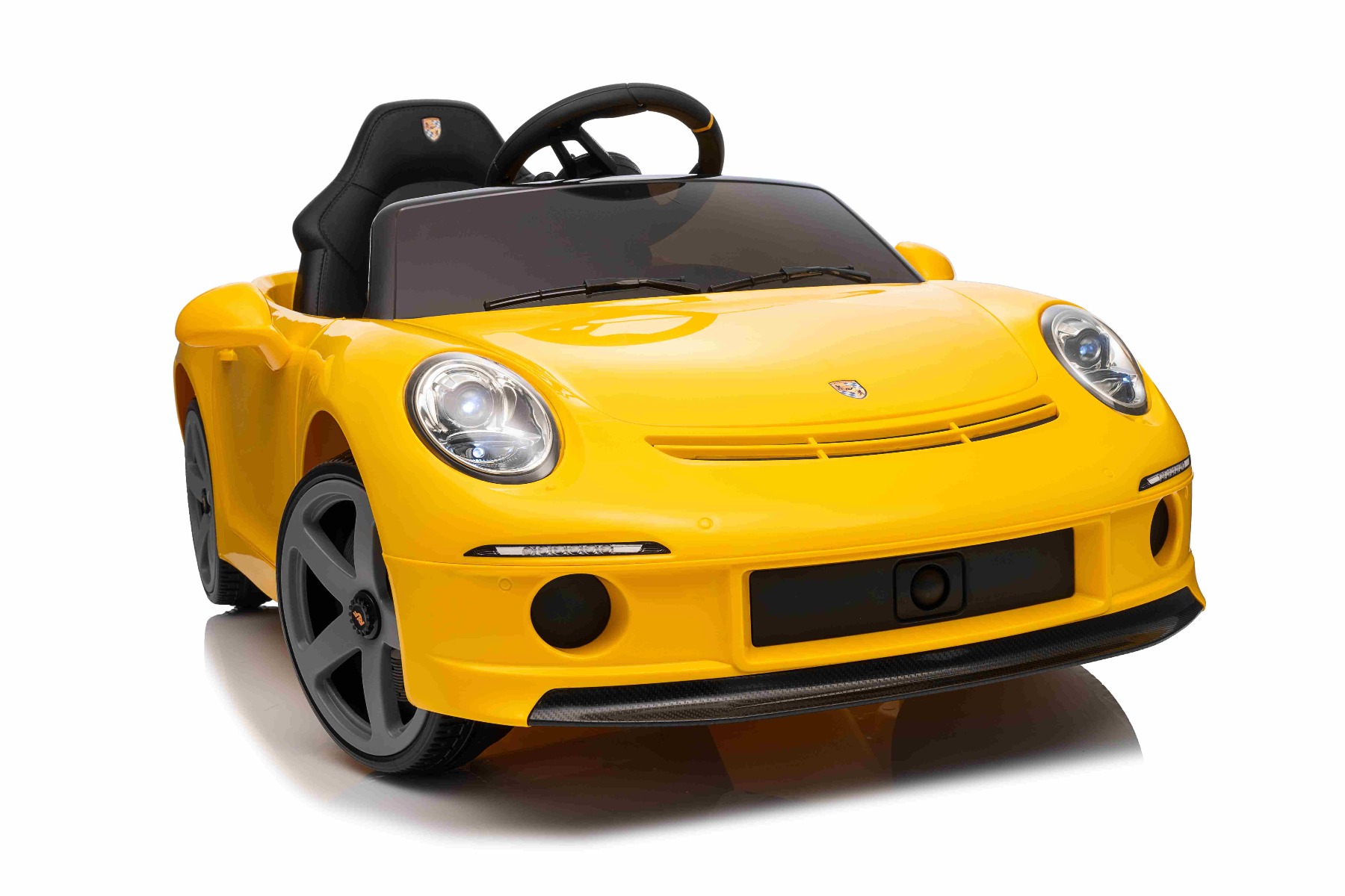 Mașină electrică copii RUF GT 12V, galben, Uși care se deschid, Telecomandă 2.4 GHz, Lumini LED față și spate, Intrare USB/Aux, Baterie litiu, Motor 2 X 35W, Licență ORIGINALĂ - imagine 31