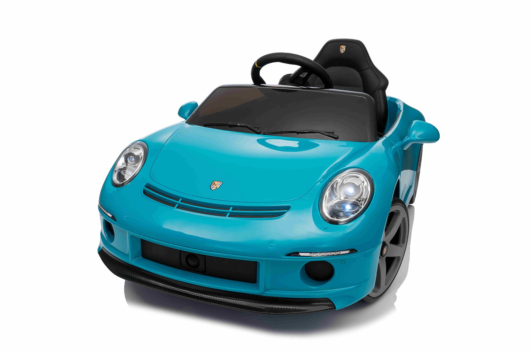 Mașină electrică copii RUF GT 12V, albastru, Uși care se deschid, Telecomandă 2.4 GHz, Lumini LED față și spate, Intrare USB/Aux, Baterie litiu, Motor 2 X 35W, Licență ORIGINALĂ - imagine 19