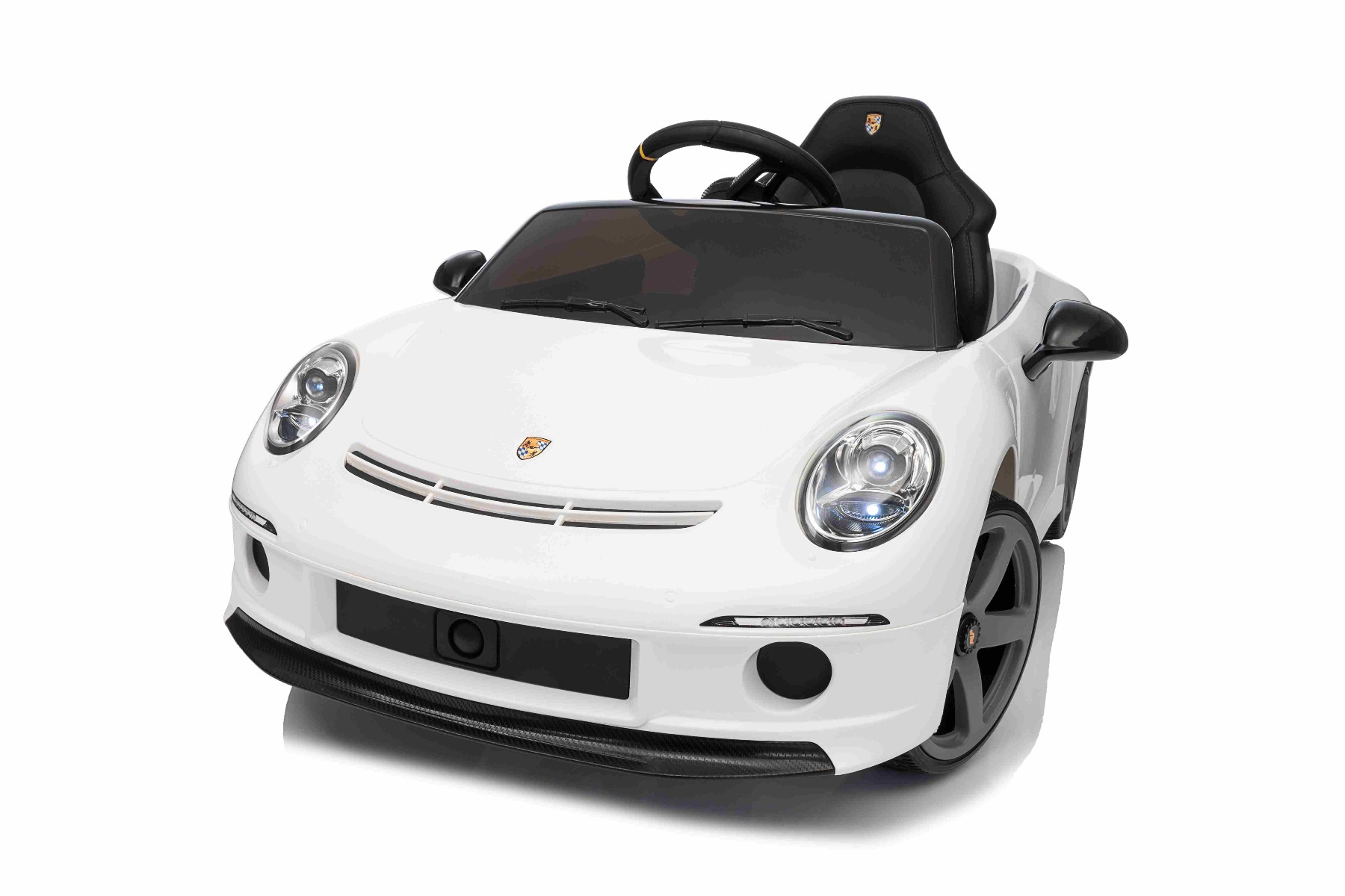 Mașină electrică copii RUF GT 12V, alb, Uși care se deschid, Telecomandă 2.4 GHz, Lumini LED față și spate, Intrare USB/Aux, Baterie litiu, Motor 2 X 35W, Licență ORIGINALĂ - imagine 18