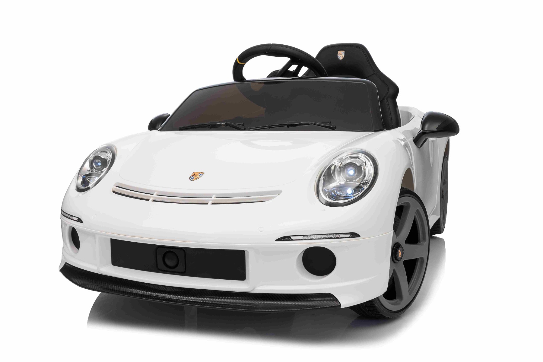 Mașină electrică copii RUF GT 12V, alb, Uși care se deschid, Telecomandă 2.4 GHz, Lumini LED față și spate, Intrare USB/Aux, Baterie litiu, Motor 2 X 35W, Licență ORIGINALĂ - imagine 19