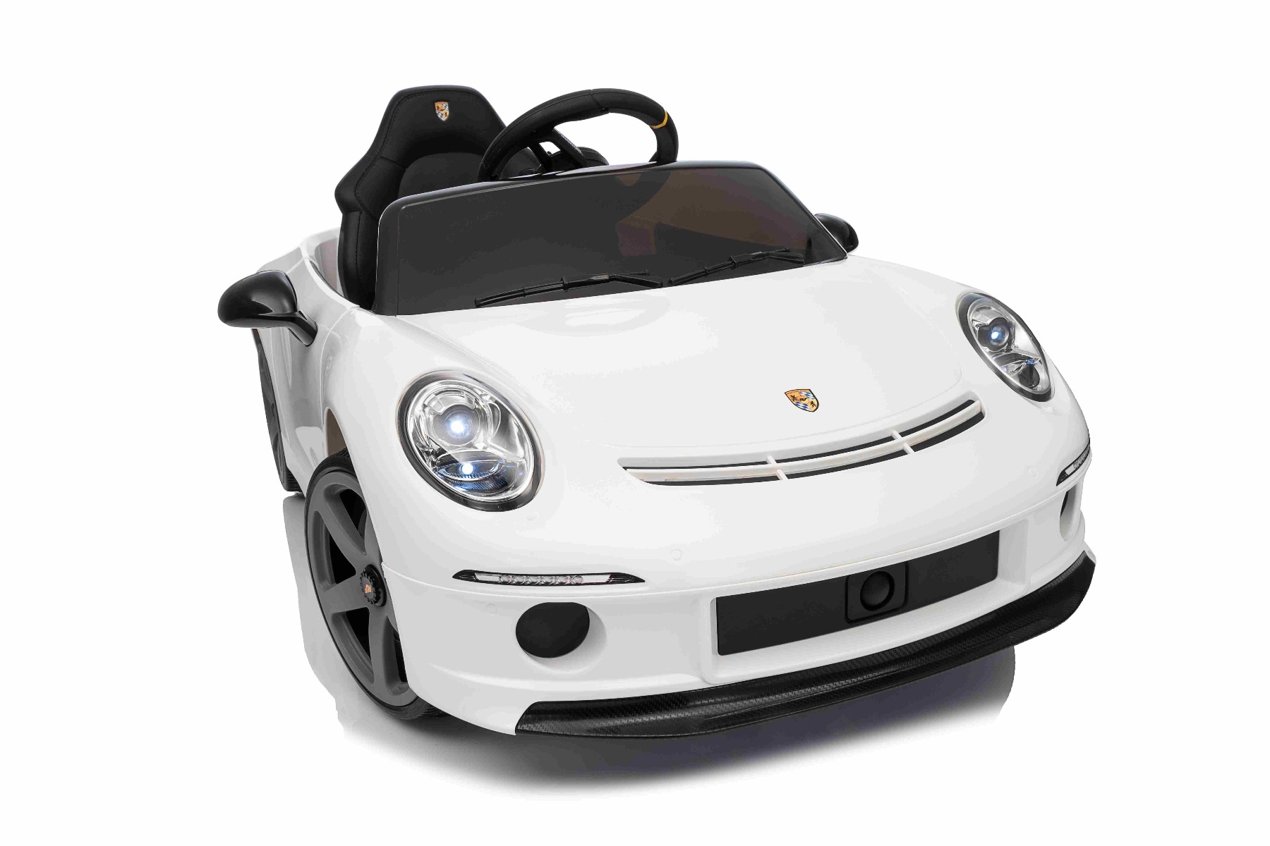 Mașină electrică copii RUF GT 12V, alb, Uși care se deschid, Telecomandă 2.4 GHz, Lumini LED față și spate, Intrare USB/Aux, Baterie litiu, Motor 2 X 35W, Licență ORIGINALĂ - imagine 20