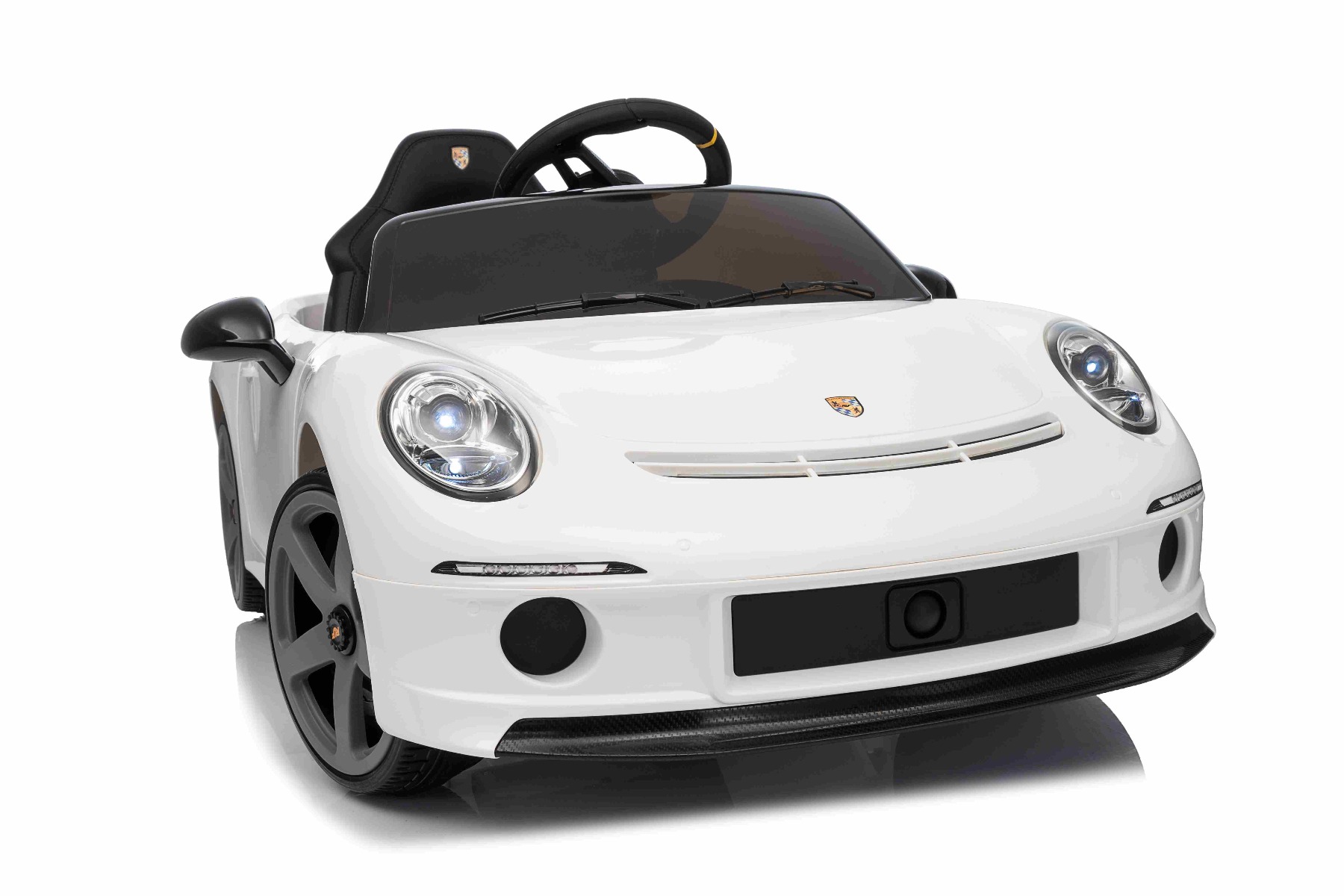 Mașină electrică copii RUF GT 12V, alb, Uși care se deschid, Telecomandă 2.4 GHz, Lumini LED față și spate, Intrare USB/Aux, Baterie litiu, Motor 2 X 35W, Licență ORIGINALĂ - imagine 21