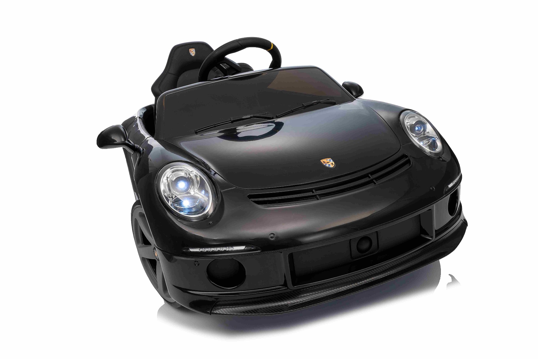 Mașină electrică copii RUF GT 12V, negru, Uși care se deschid, Telecomandă 2.4 GHz, Lumini LED față și spate, Intrare USB/Aux, Baterie litiu, Motor 2 X 35W, Licență ORIGINALĂ - imagine 20