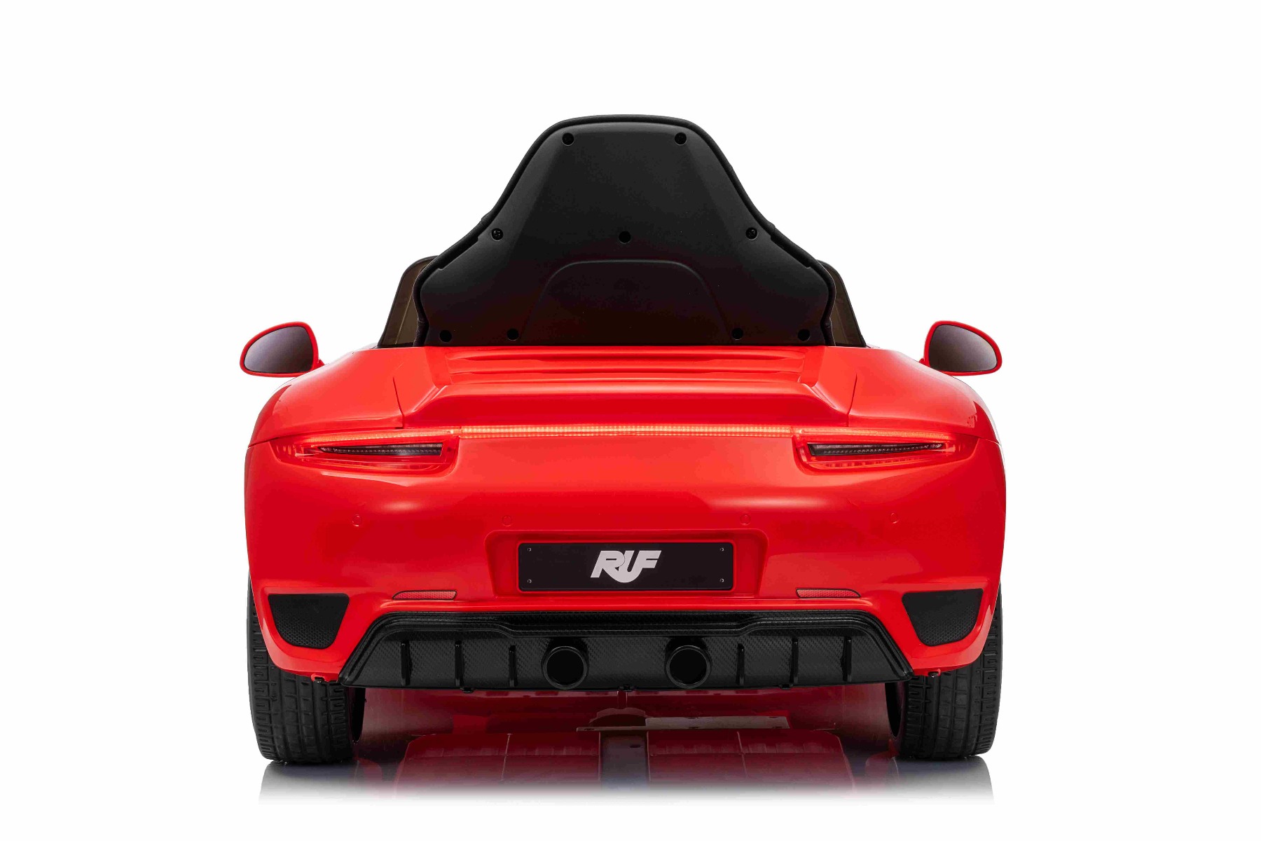 Mașină electrică copii RUF GT 12V, roșu, Uși care se deschid, Telecomandă 2.4 GHz, Lumini LED față și spate, Intrare USB/Aux, Baterie litiu, Motor 2 X 35W, Licență ORIGINALĂ - imagine 5