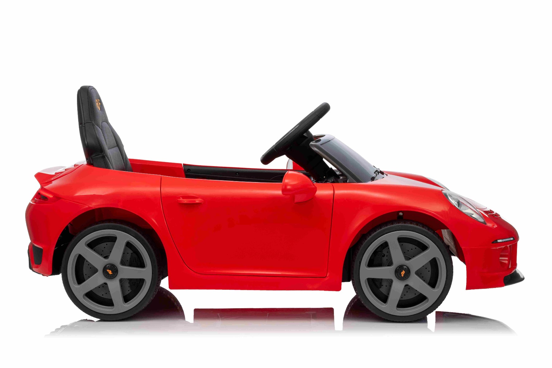 Mașină electrică copii RUF GT 12V, roșu, Uși care se deschid, Telecomandă 2.4 GHz, Lumini LED față și spate, Intrare USB/Aux, Baterie litiu, Motor 2 X 35W, Licență ORIGINALĂ - imagine 8